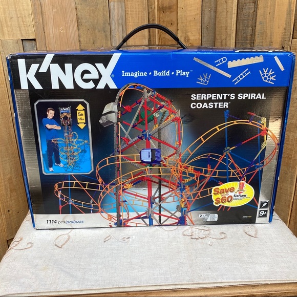 knex serpents spiral coaster